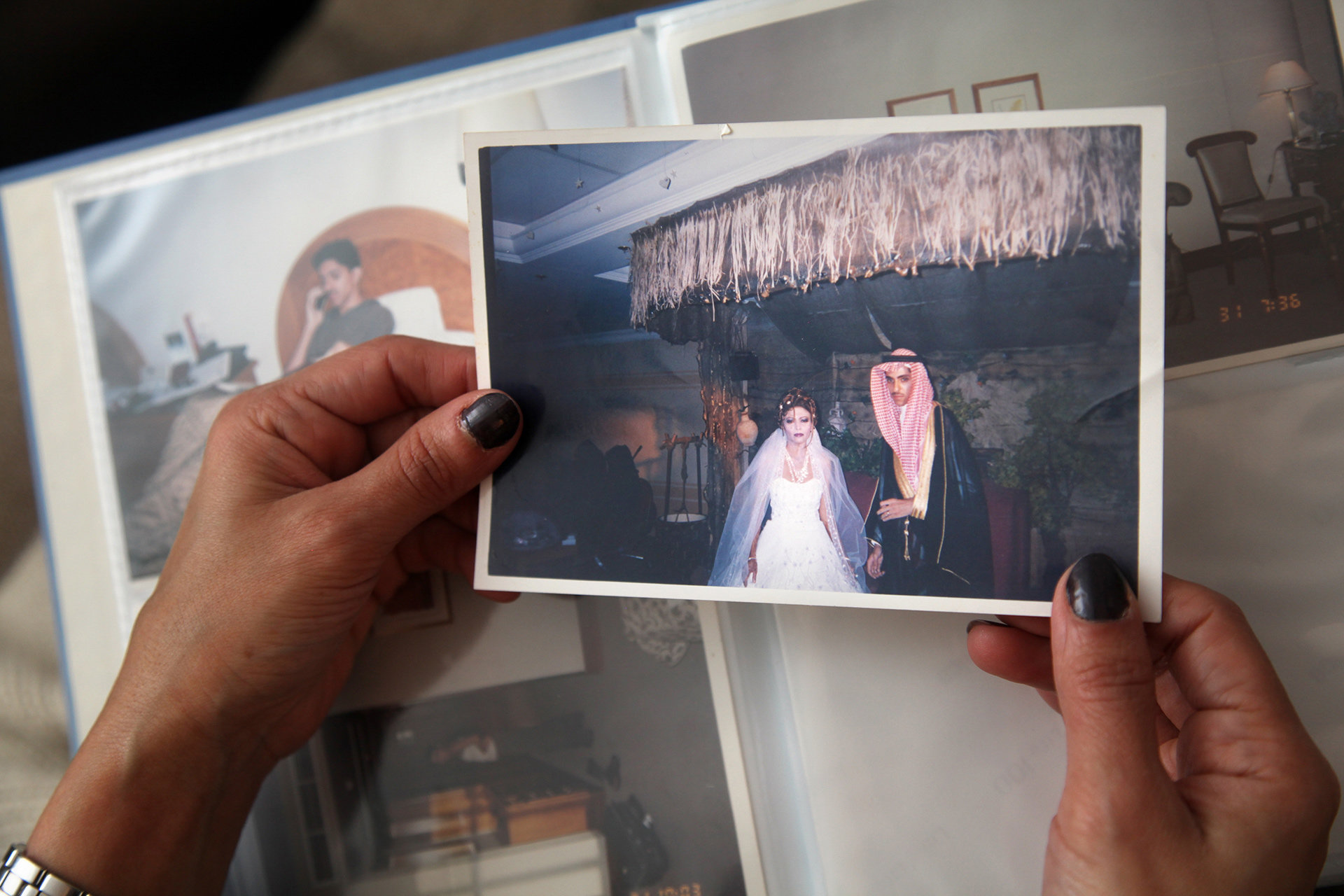 Hochzeitsfoto von Ralf Badawi und seiner Frau in Saudi-Arabien