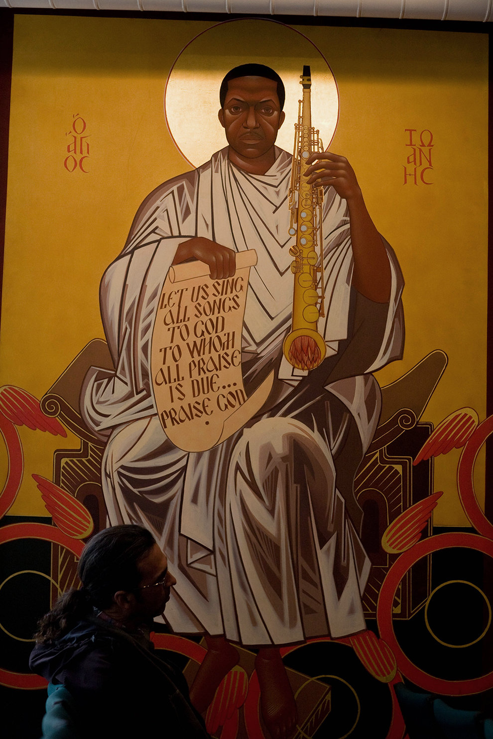 In der John Coltrane Kirche wird der Jazz-Saxofonist als Heiliger verehrt (Foto: Heidi Schumann/Polaris/laif)