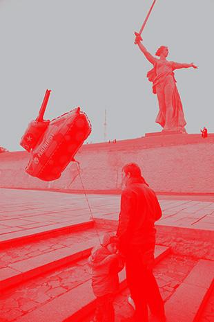 Das Denkmal „Mutter Heimat ruft!“ erinnert an die Schlacht zwischen der deutschen Wehrmacht und der Roten Armee