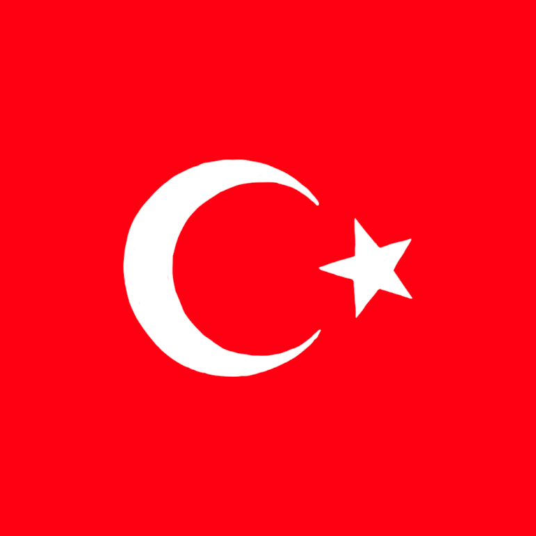 deutschtürkische Flagge