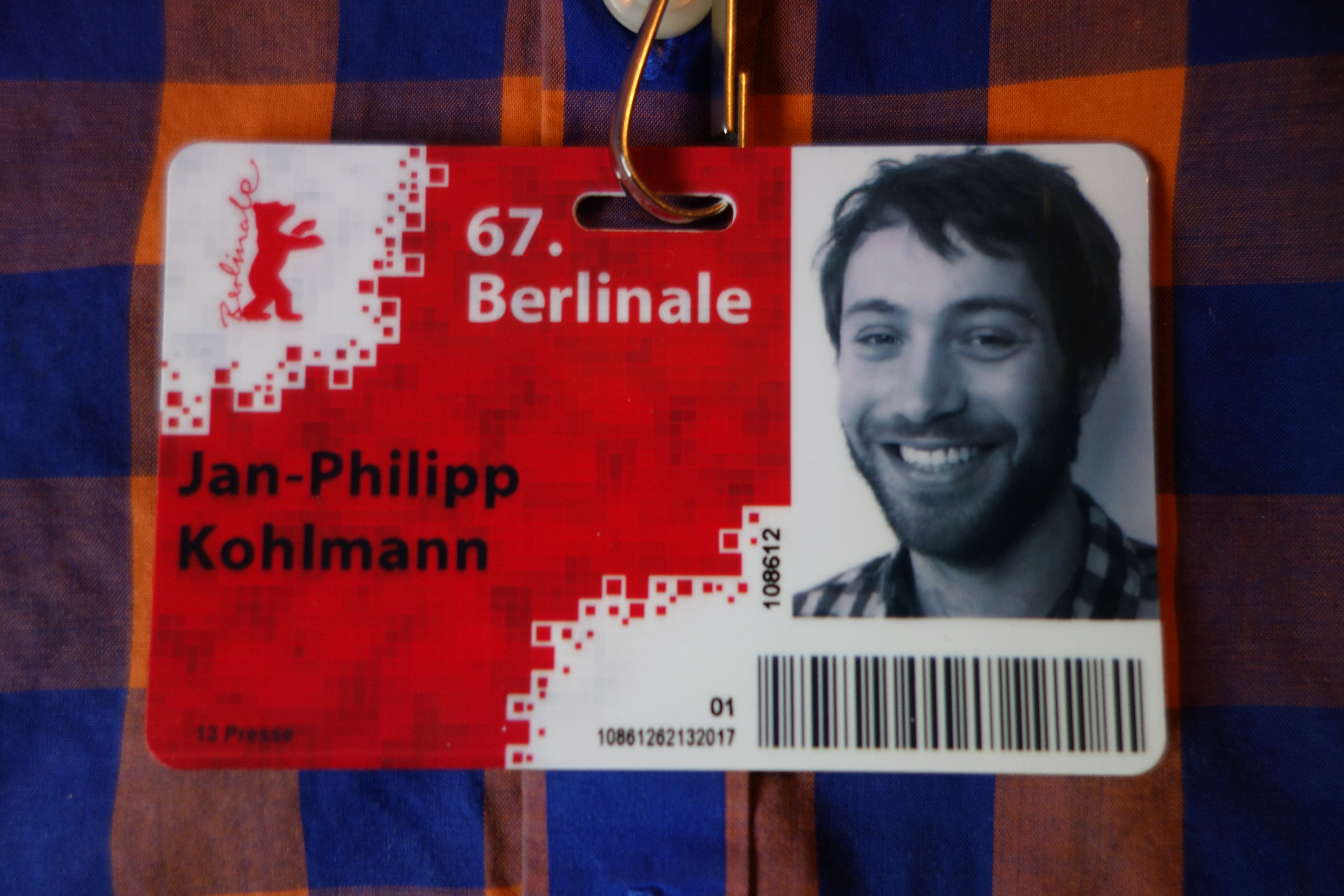 Berlinale-Blogger Jan-Philipp Kohlmann