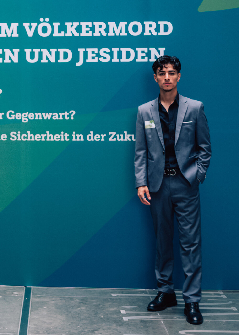 Farhad Alsilo im Bundestag (Foto: Finn Kantus)