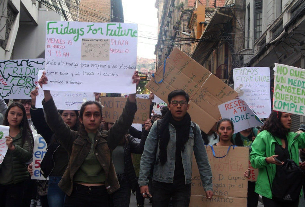 Fridays For Future in Bolivien  (Foto: Nina Py Brozovich)
