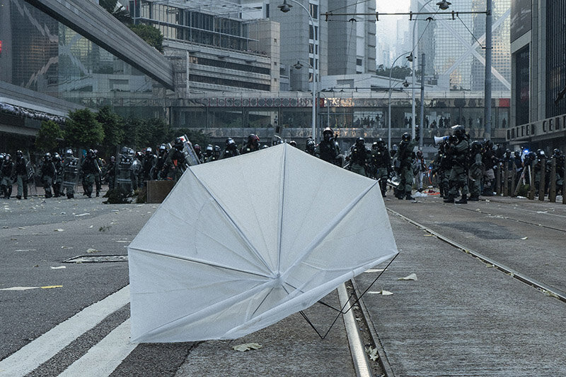 Proteste in Hong Kong (Foto und Titelbild: Chien-Chi Chang / Magnum Photos / Agentur Focus)
