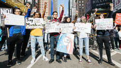 Anti Trump Protest in New York