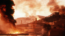 Dubrovnik brennt: Die Stadt im Süden Kroatiens war von Herbst 1991 bis Frühjahr 1992 schwer umkämpft