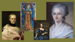 Sophie von La Roche, Hildegard von Bingen, Émilie du Châtelet, Olympe de Gouges