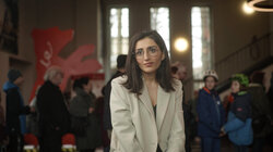Soleen Yusef gibt auf der Berlinale das Interview 