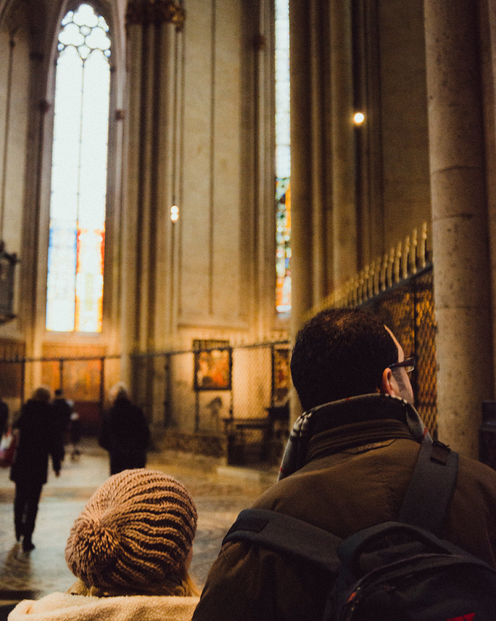 Aziz und Lama im Kölner Dom