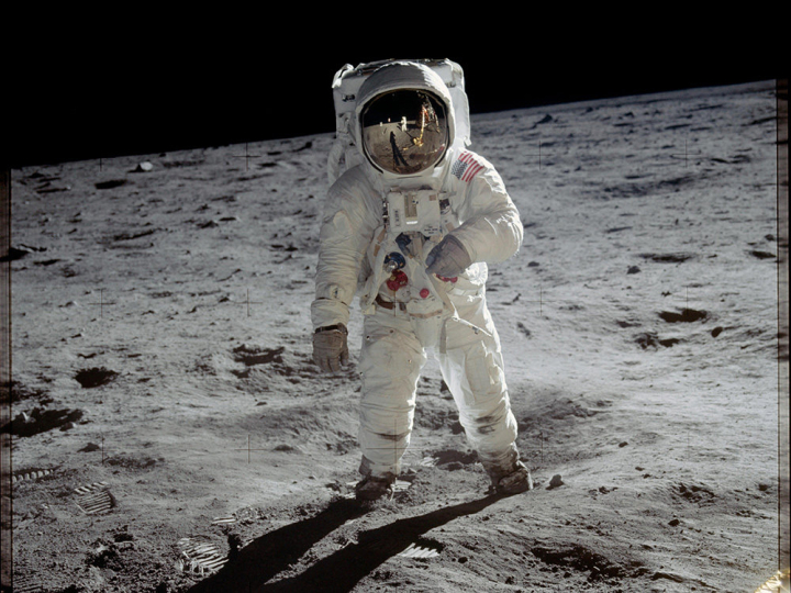 Astronaut Buzz Aldrin auf dem Mond