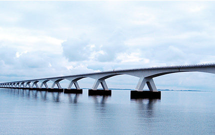 Zeeland-Brücke, längste Brücke der Niederlande