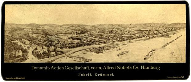 Dünn besiedelt, aber nah an Hamburg – Geesthacht erschien 1865 als ideale Lage für eine Dynamitfabrik 