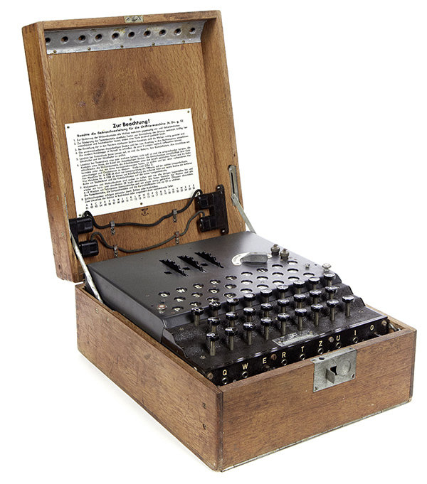 Enigma Maschine aus dem Jahr 1944