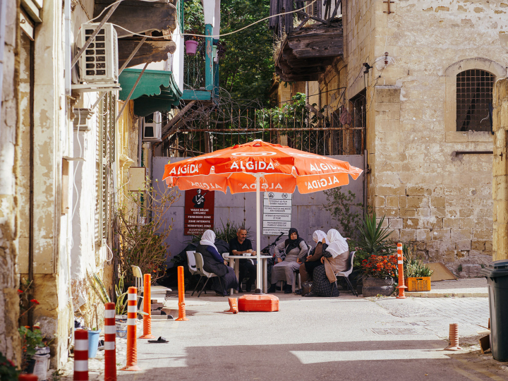 Altstadt von Lefkosa entlang der Greenlne