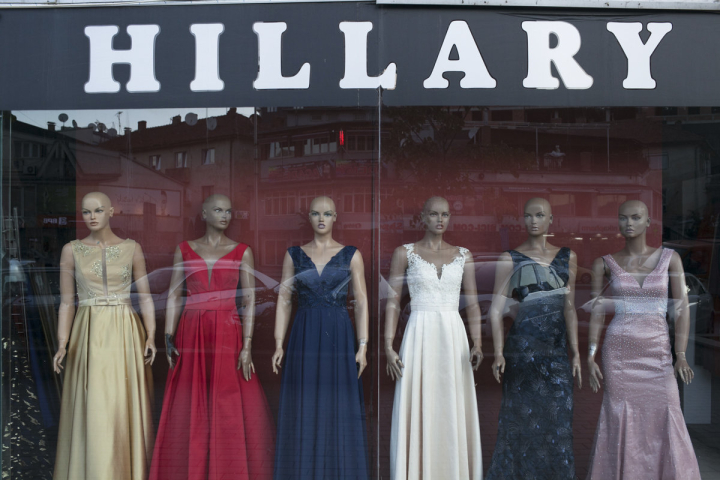 On Bill Clinton’s Avenue in Prishtina, just a few feet from Bill Clinton’s statue, placed by the city Government as a recognition of the president’s role in Kosovo’s independence, is this women’s clothing store called Hillary, in honor of Hillary Clinton 