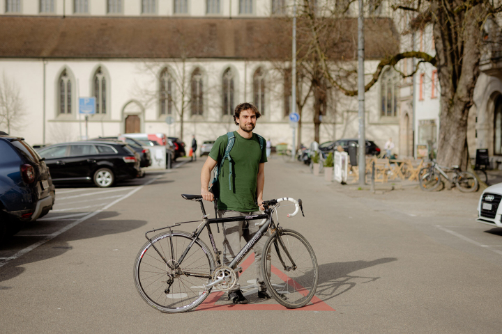 Manuel Oestringer am Stephansplatz