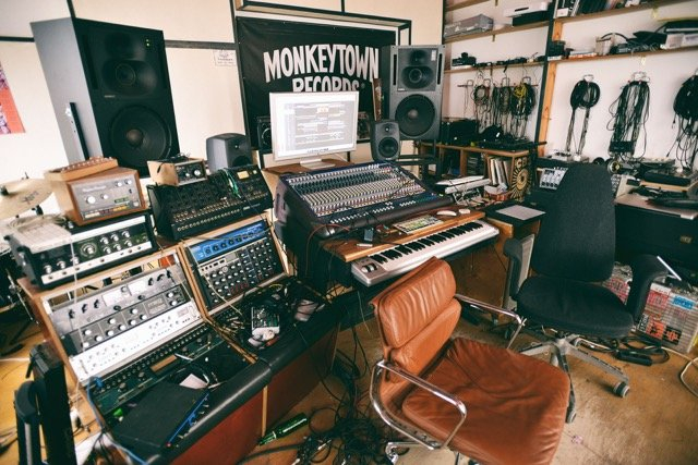 Das Studio der Band Moderat in Berlin