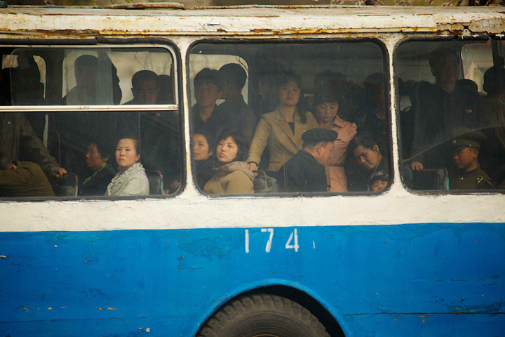 Bus in Pyongyang