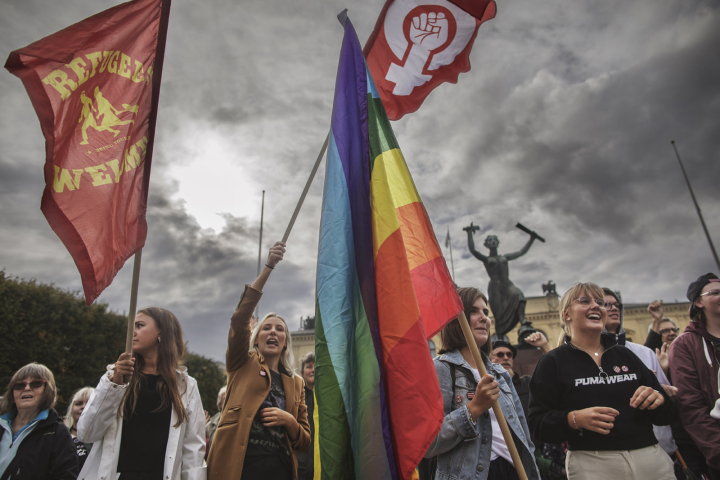 Wahlkampf in Schweden