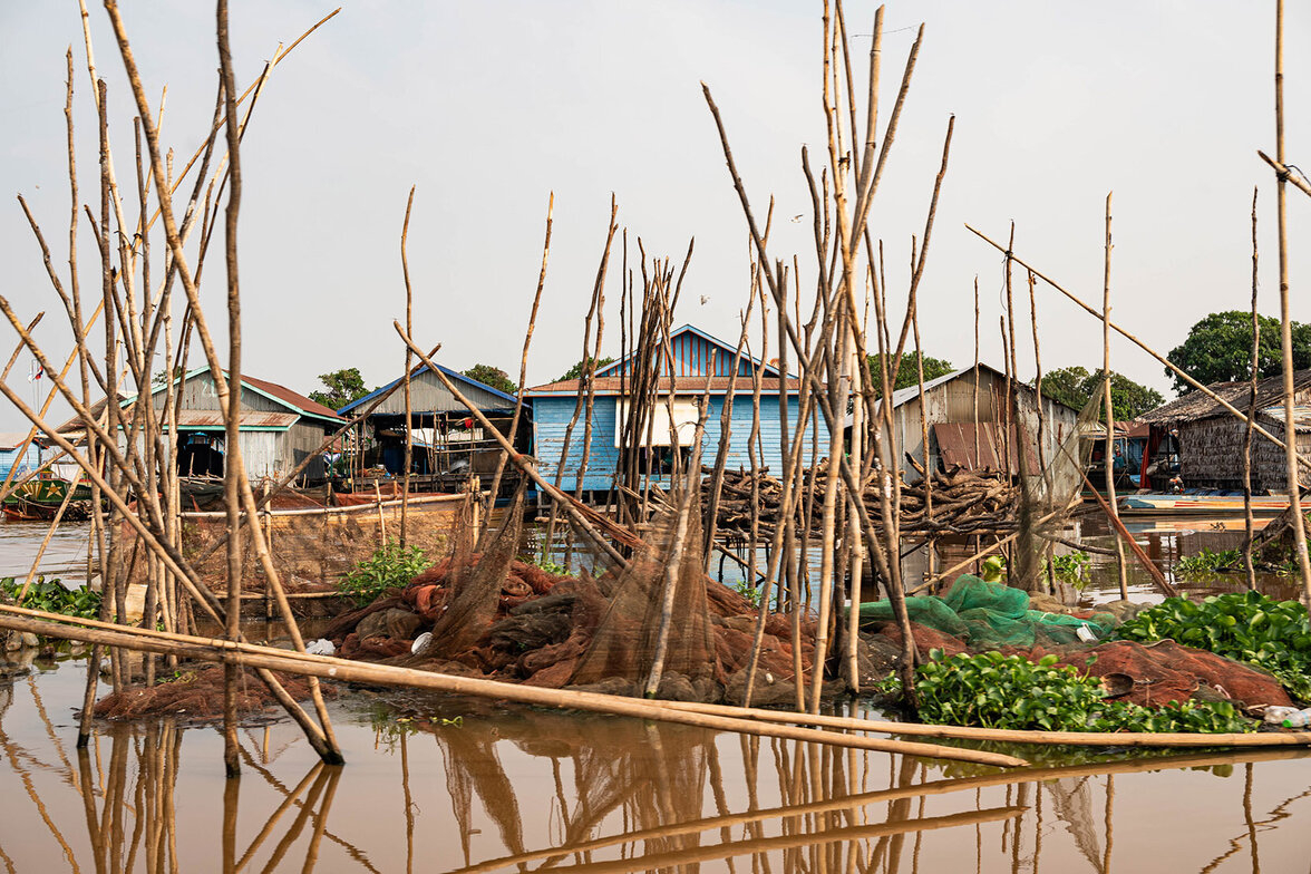 Schwimmendes Dorf auf dem Tonle Sap