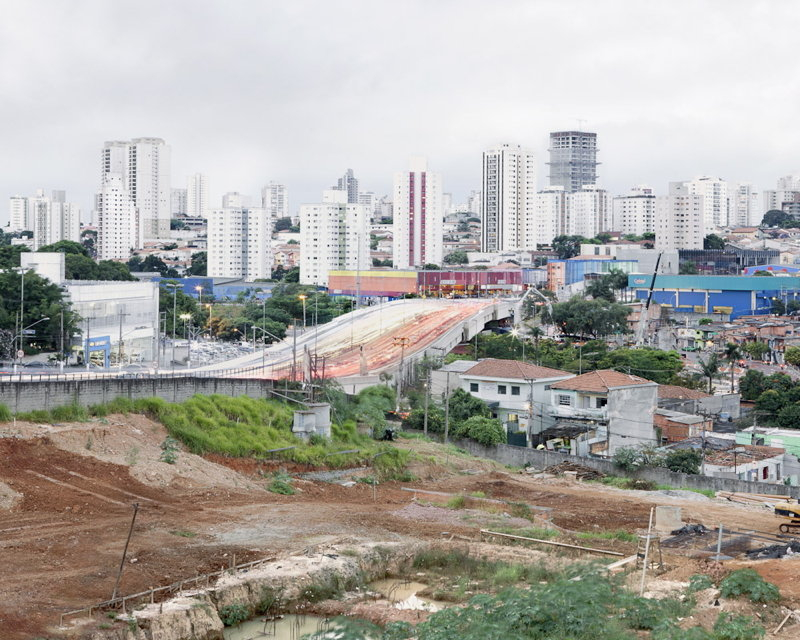 São Paulo: Blick von der Comunidade Buraco Quente über eines der teuersten Viertel der Stadt.