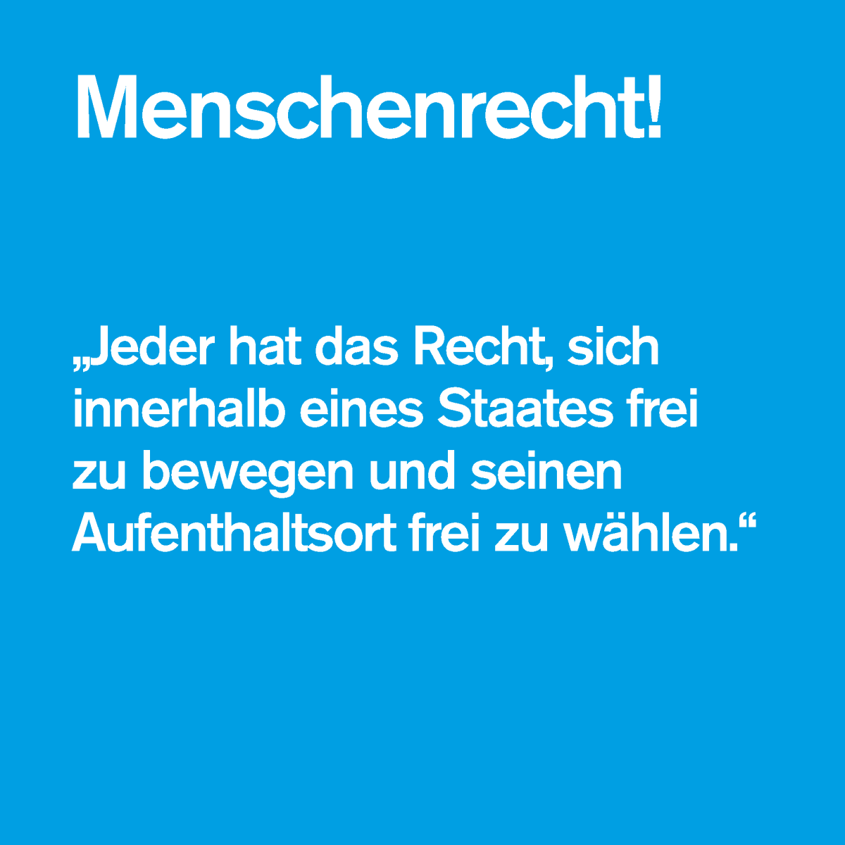 Menschenrecht? Oder nicht? 70 Jahre Allgemeine Menschenrechte im fluter Quiz