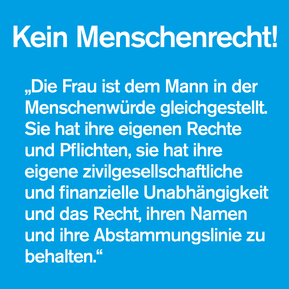 Menschenrecht? Oder nicht? 70 Jahre Allgemeine Menschenrechte im fluter Quiz