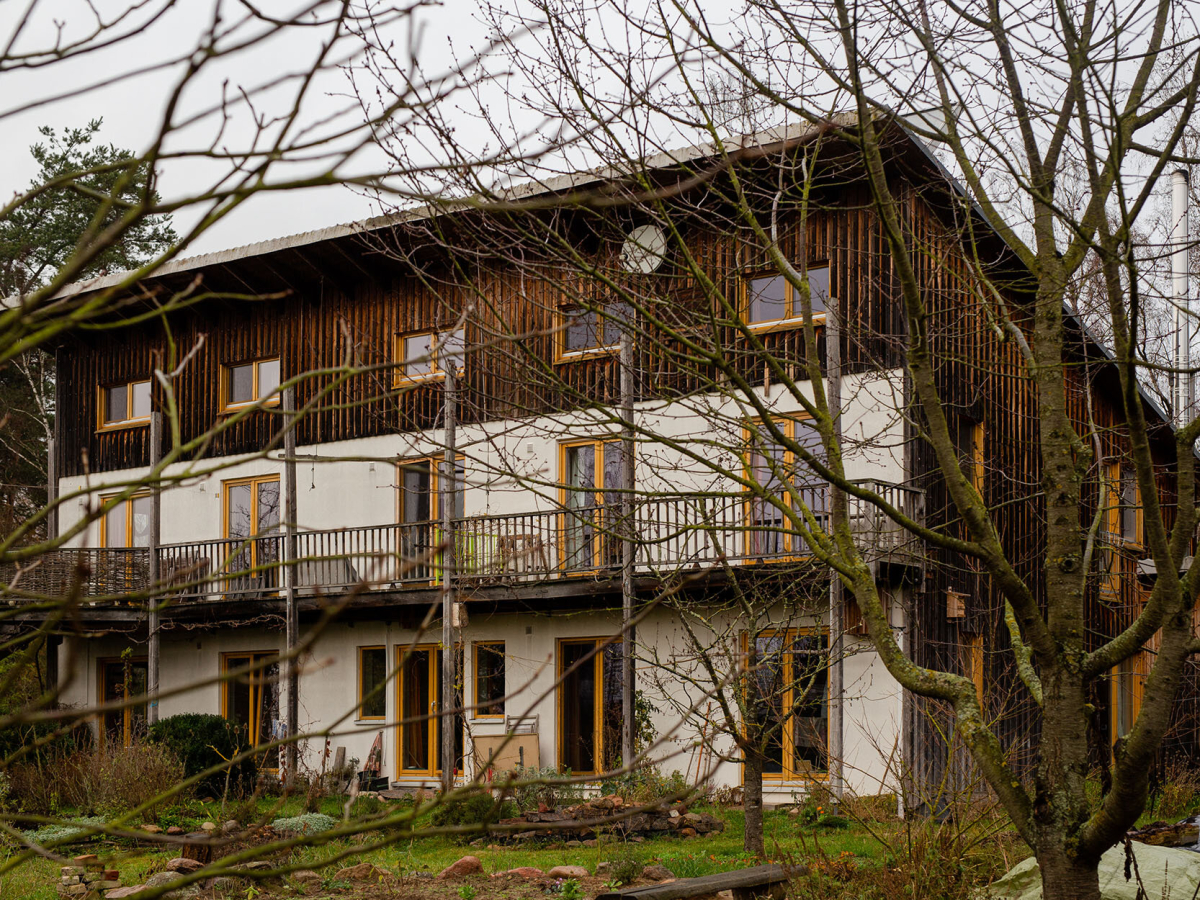 Eins der ersten Häuser die auf dem Gelände von 7 Linden überhaupt gebaut wurden