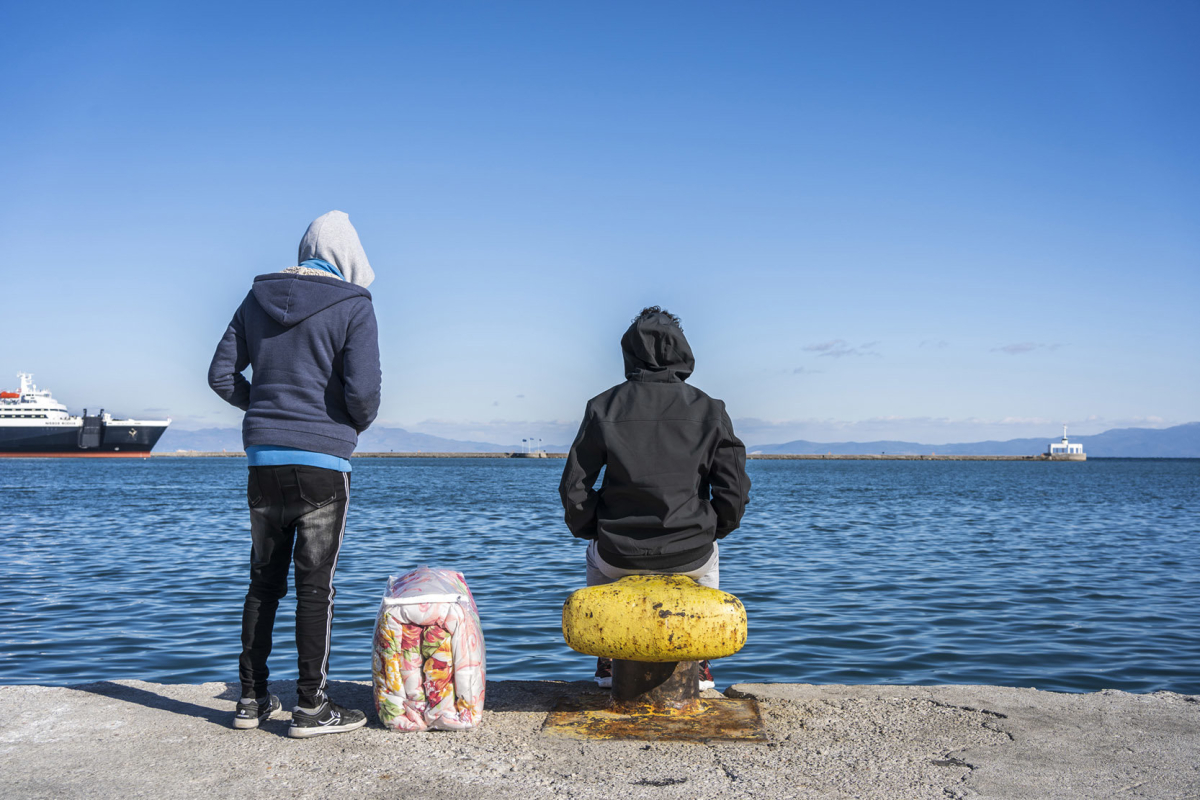 Lesbos, Moria, Flucht