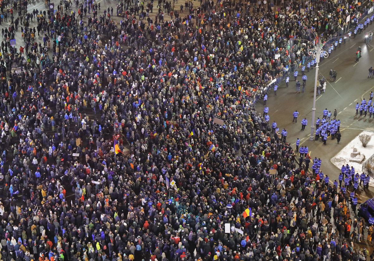 Demonstrationen in Bukarest