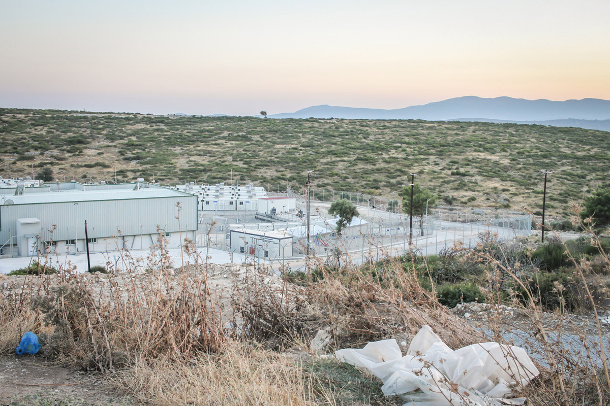 Samos, Flüchtlinge, Lager