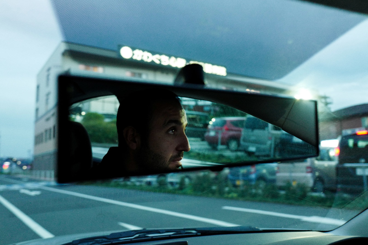 Kerem Guzel, driving on the streets of Warabi, He works as a truck driver for a Turkish company. He decided to move to Australia, to open a Kebab restaurant, because Japanese society and lifetyle is too different from his personal view.