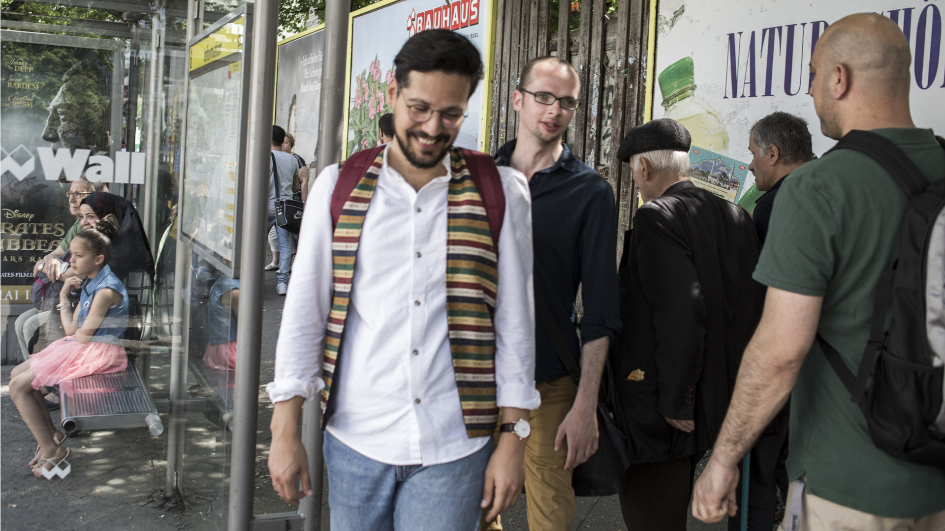 Armin Langer und Ozan Keskinkilic am Hermannplatz