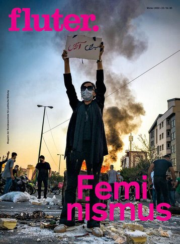 Cover vom neuen fluter-Heft zum Thema Feminismus