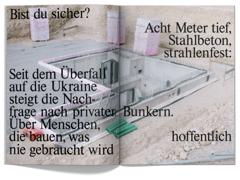 Doppelseite aus fluter Nr. 95 Handwerk, Artikel "Bist du sicher?"