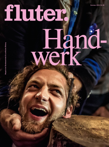 Cover des fluter-Hefts #95 zum Thema Handwerk