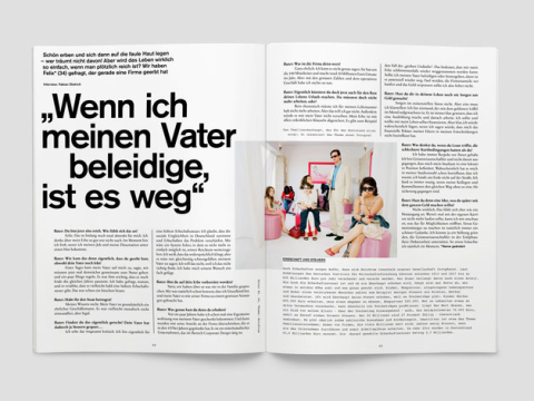 fluter Magazin Nr. 64 Reichtum Doppelseite 