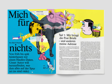 fluter Magazin Nr. 68 zum Thema Daten