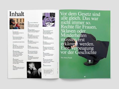 fluter Magazin zum Thema 'Respekt' 