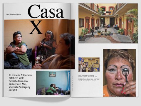 Doppelseite fluter Liebe: "Casa X"