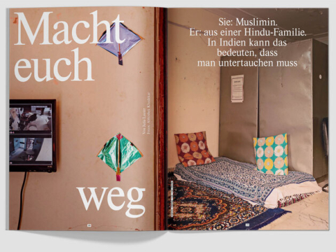 Doppelseite fluter Liebe: "Macht euch weg"