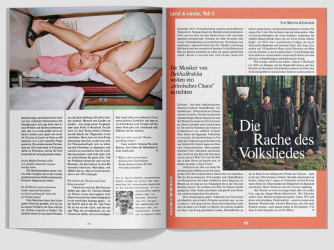 Die Musiker von DakhaBrakha wollen ein „ethnisches Chaos“ anrichten