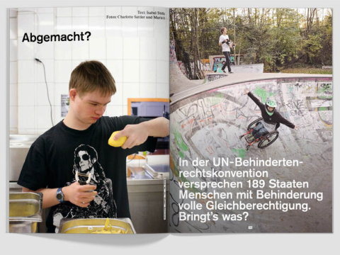 Doppelseite fluter Barrieren "Abgemacht?"