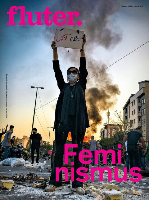 Cover vom neuen fluter-Heft zum Thema Feminismus