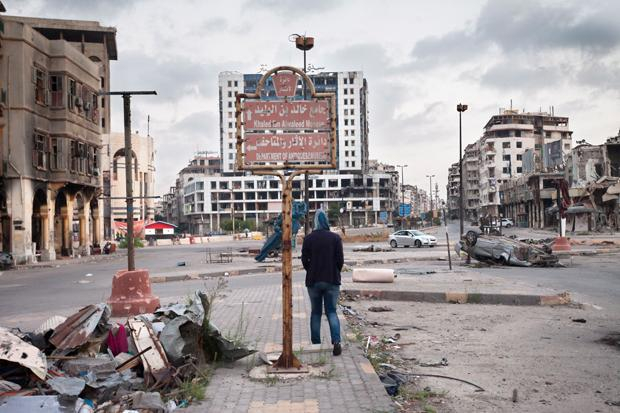 Homs im Zentrum Syriens hat der Bürgerkrieg hart getroffen. Große Teile der Stadt sind zerstört