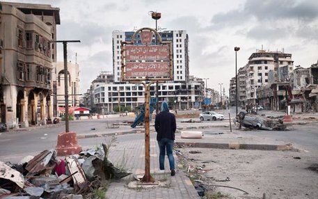 Homs im Zentrum Syriens hat der Bürgerkrieg hart getroffen. Große Teile der Stadt sind zerstört