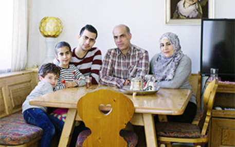 Mia san mia: Die Familie aus Syrien hat sich sogar bayrisch eingerichtet