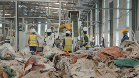 Recycling von Plastik in Addis Abeba