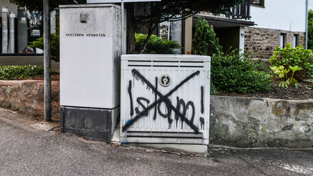 Islamfeindliches Graffiti