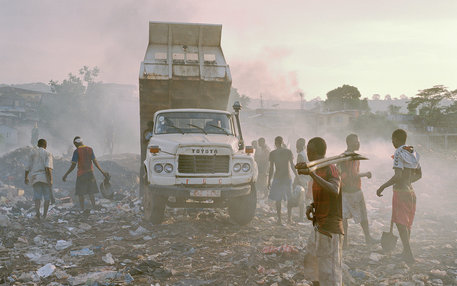 Kingtom Müllhalde in Freetown